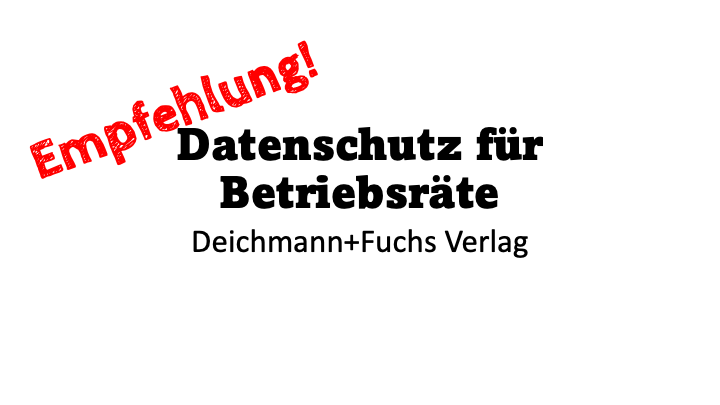 Daten­schutz Für Betriebsräte